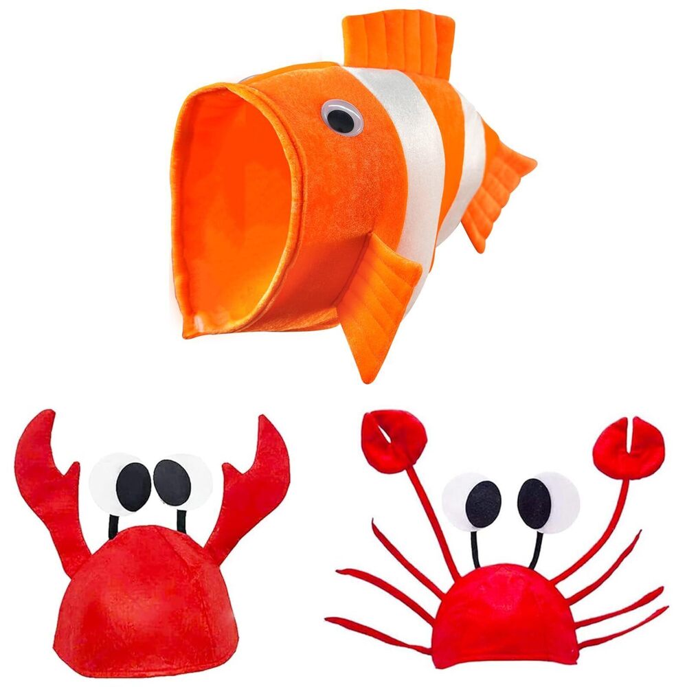 7375 Clown Fish Hat Crab Hat